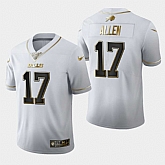 Nike Bills 17 Josh Allen White 100th Season Vapor Untouchable Limited Jersey Dyin,baseball caps,new era cap wholesale,wholesale hats